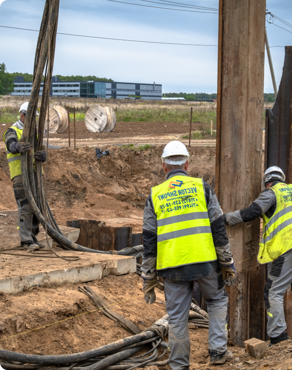 Погружение шпунта