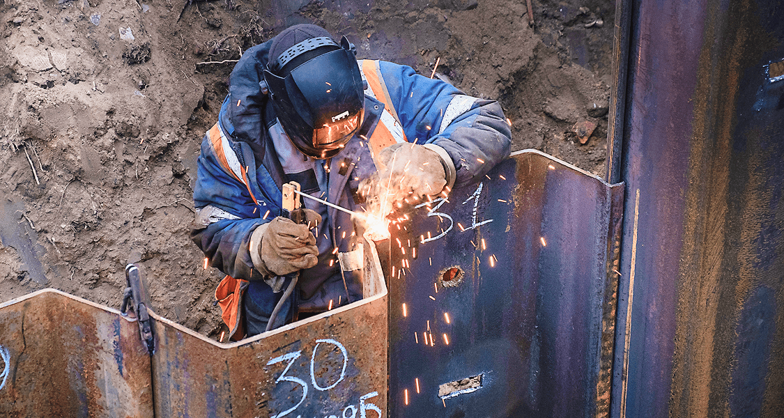 Установка шпунта